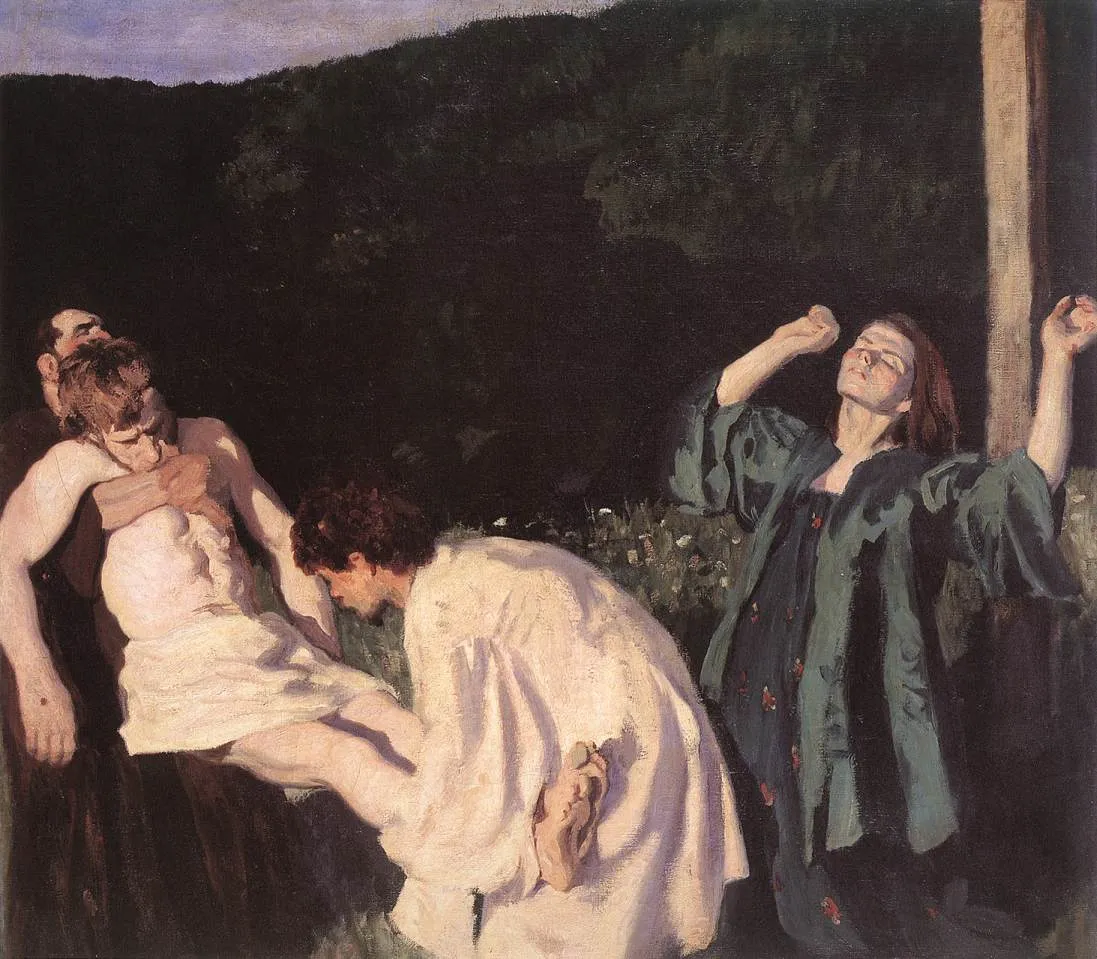 La Déposition de croix, Károly Ferenczy, 1903