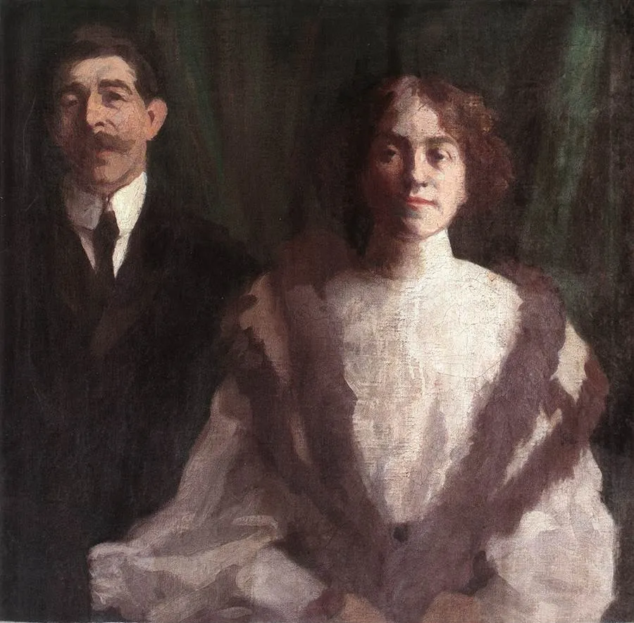 Cézár Herrer et son épouse, Károly Ferenczy, 1904