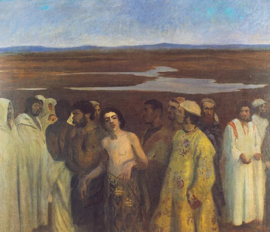 Joseph vendu par ses frères, Károly Ferenczy, 1900