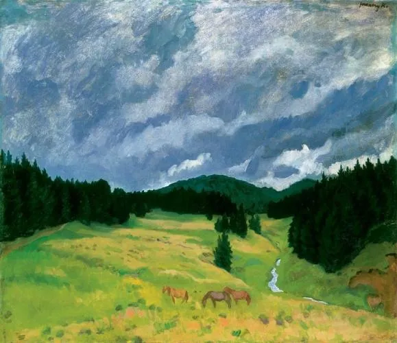 Paysage nuageux (Izvora), Károly Ferenczy, 1905