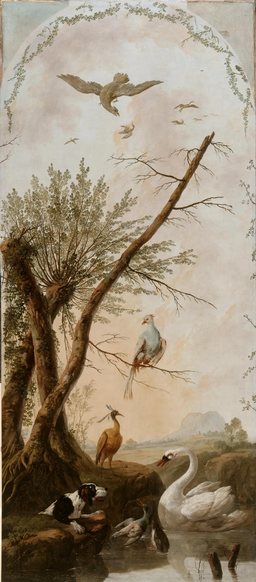 Panneau décoratif à sujets d'animaux I, Jean Pillement, entre 1765 et 1767