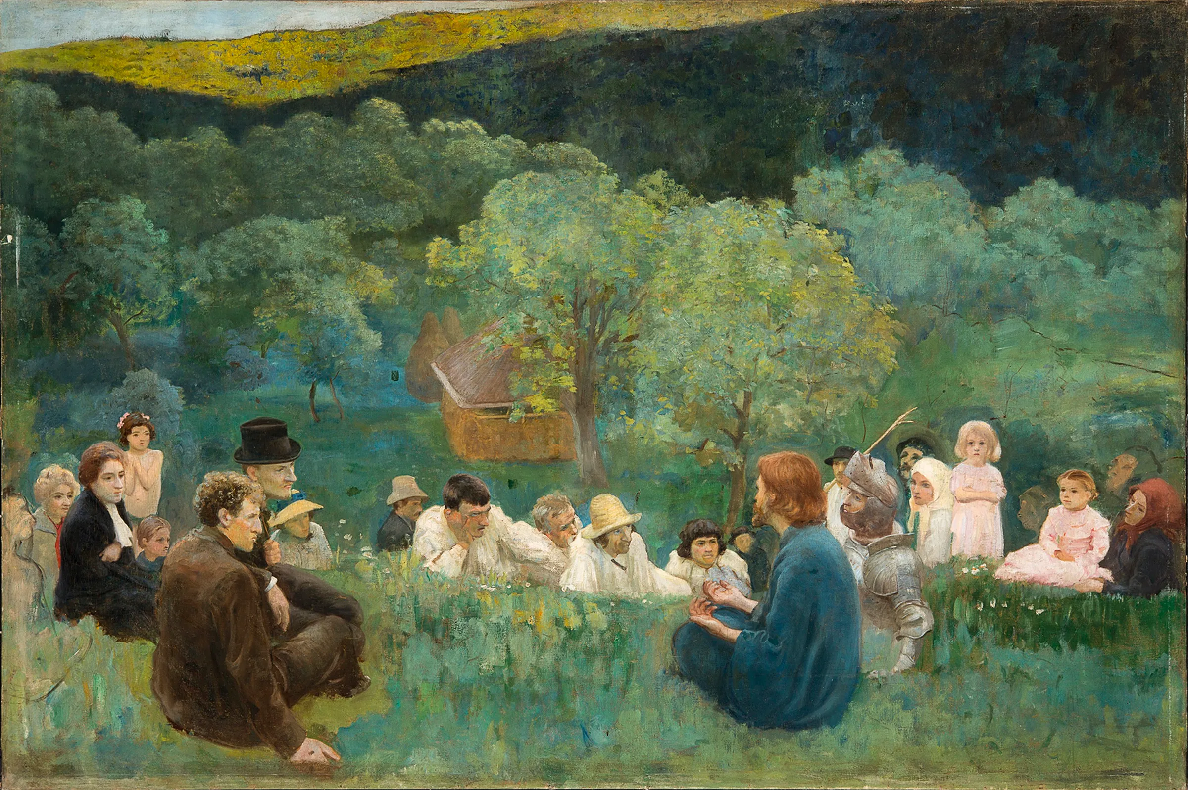 Le Sermon sur la montagne I, Károly Ferenczy, 1896