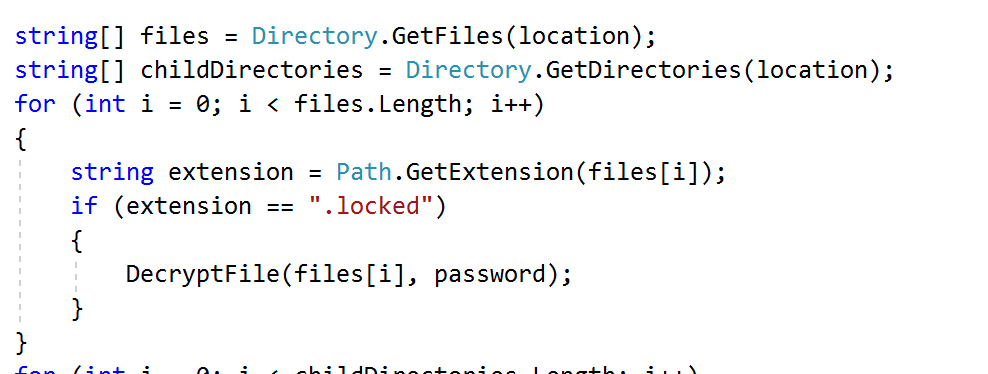 Extension .locked obligatoire !