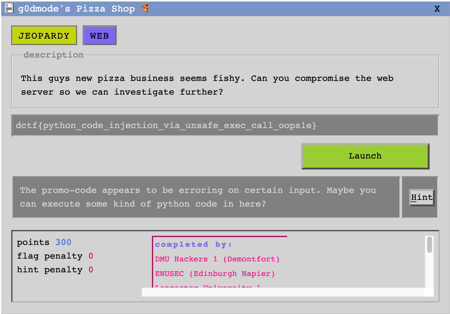 Task Description