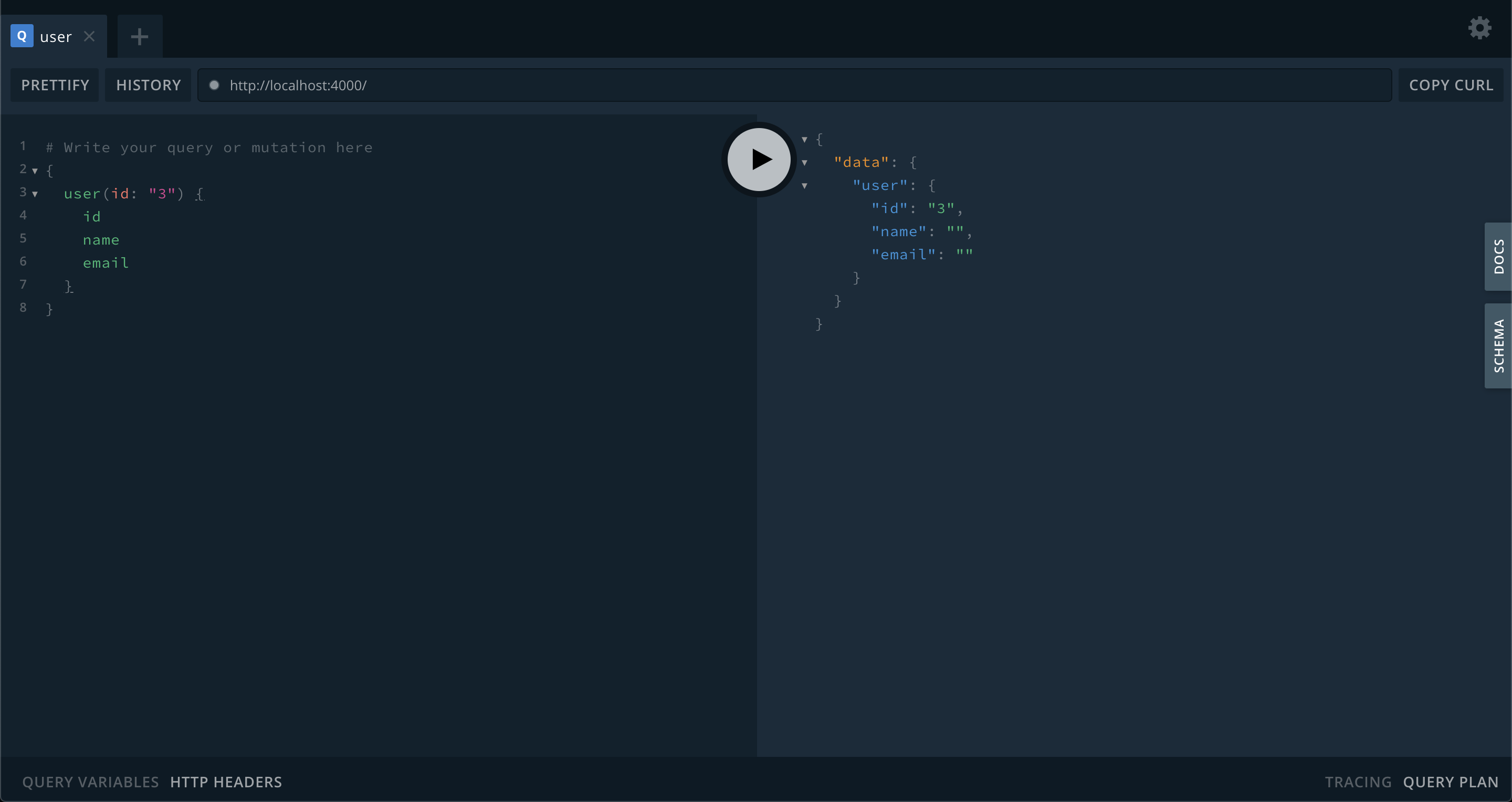Prisma GraphQL Playground